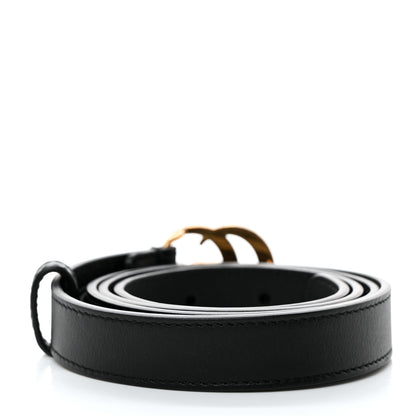 Gucci Calfskin Double G 20mm Belt 85 34 Black 2 of 5