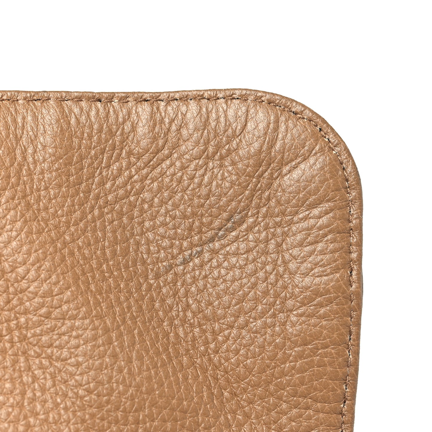 Calfskin Bamboo Croisette Evening Bag Beige