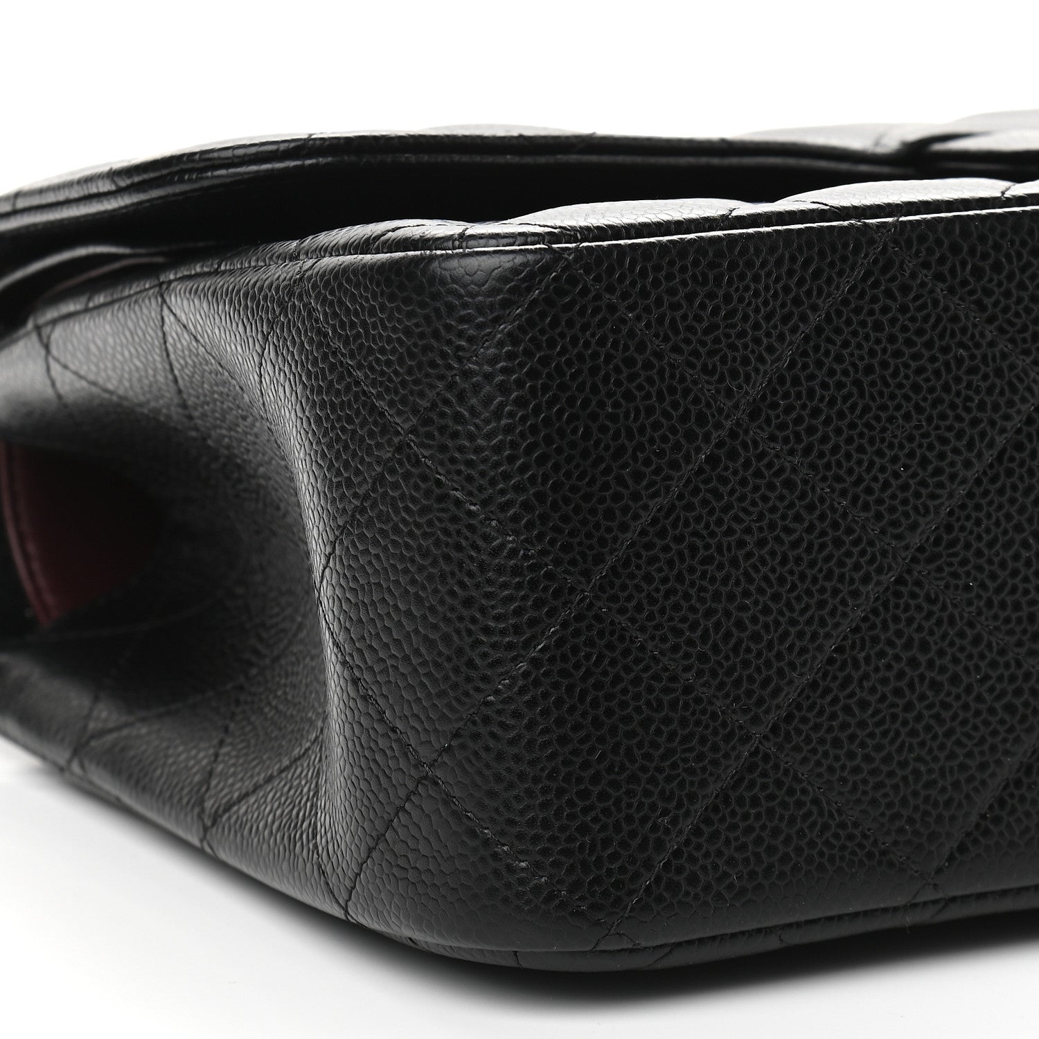 Chanel Caviar Quilted Jumbo Double Flap Black 8 of 9