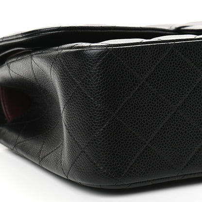 Chanel Caviar Quilted Jumbo Double Flap Black 8 of 9
