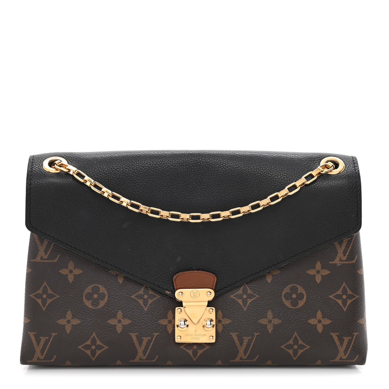 Louis Vuitton Monogram Pallas Chain Black 1 of 11