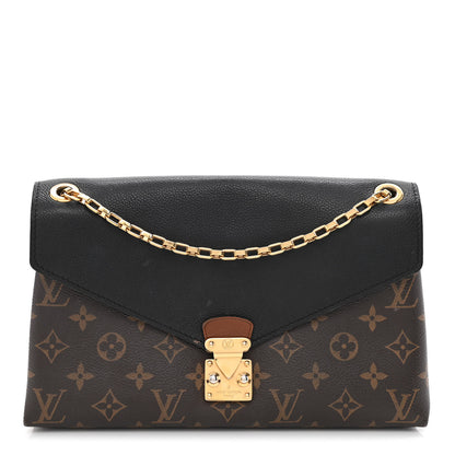 Louis Vuitton Monogram Pallas Chain Black 1 of 11