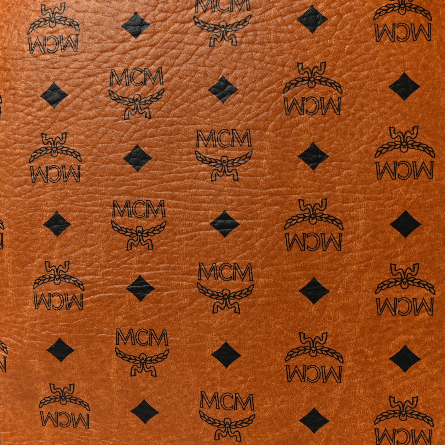 MCM Visetos Medium Sprinkle Stud Stark Backpack Cognac 20 of 25