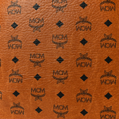 MCM Visetos Medium Sprinkle Stud Stark Backpack Cognac 20 of 25