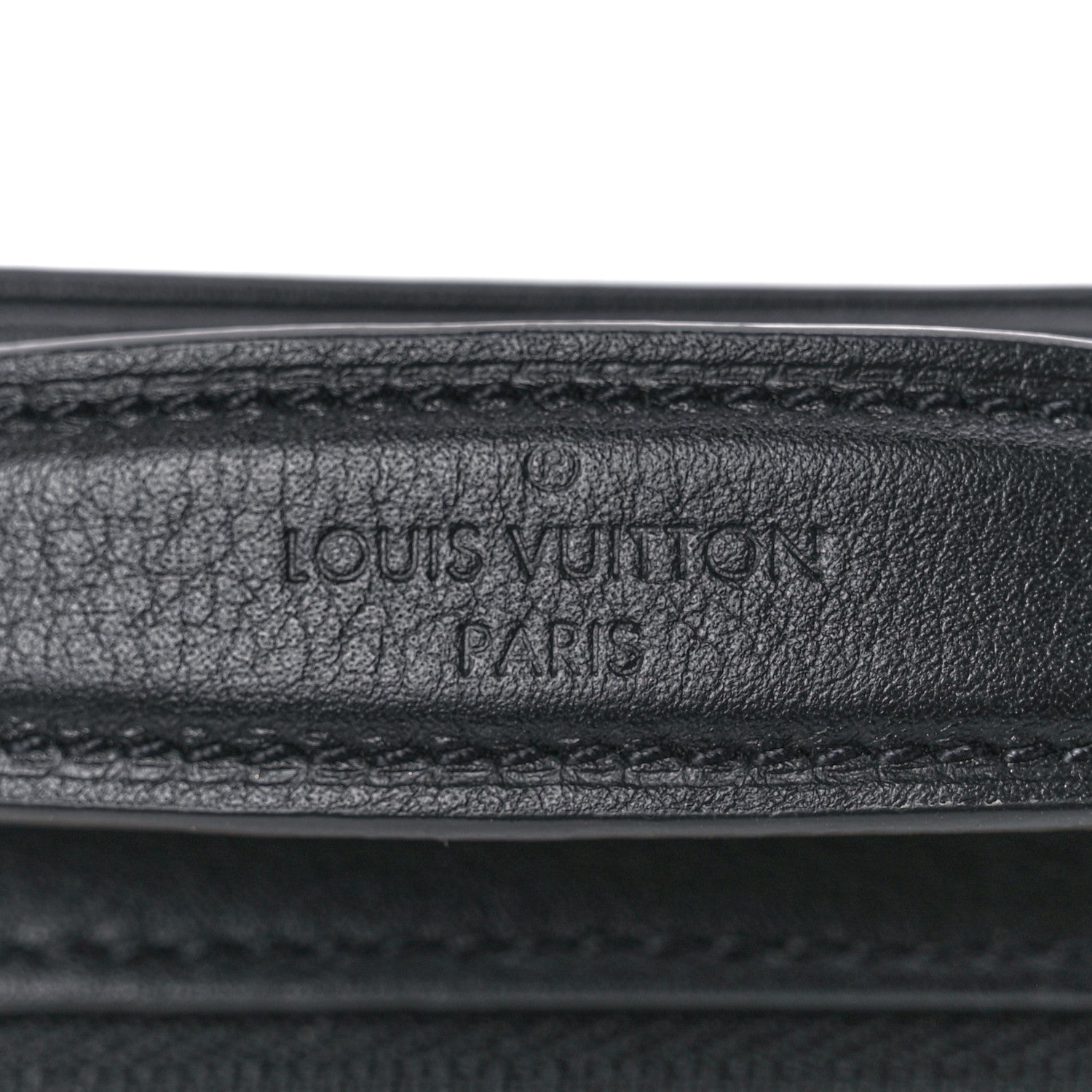 Louis Vuitton Calfskin Monogram Embossed Utility Crossbody Black 7 of 11