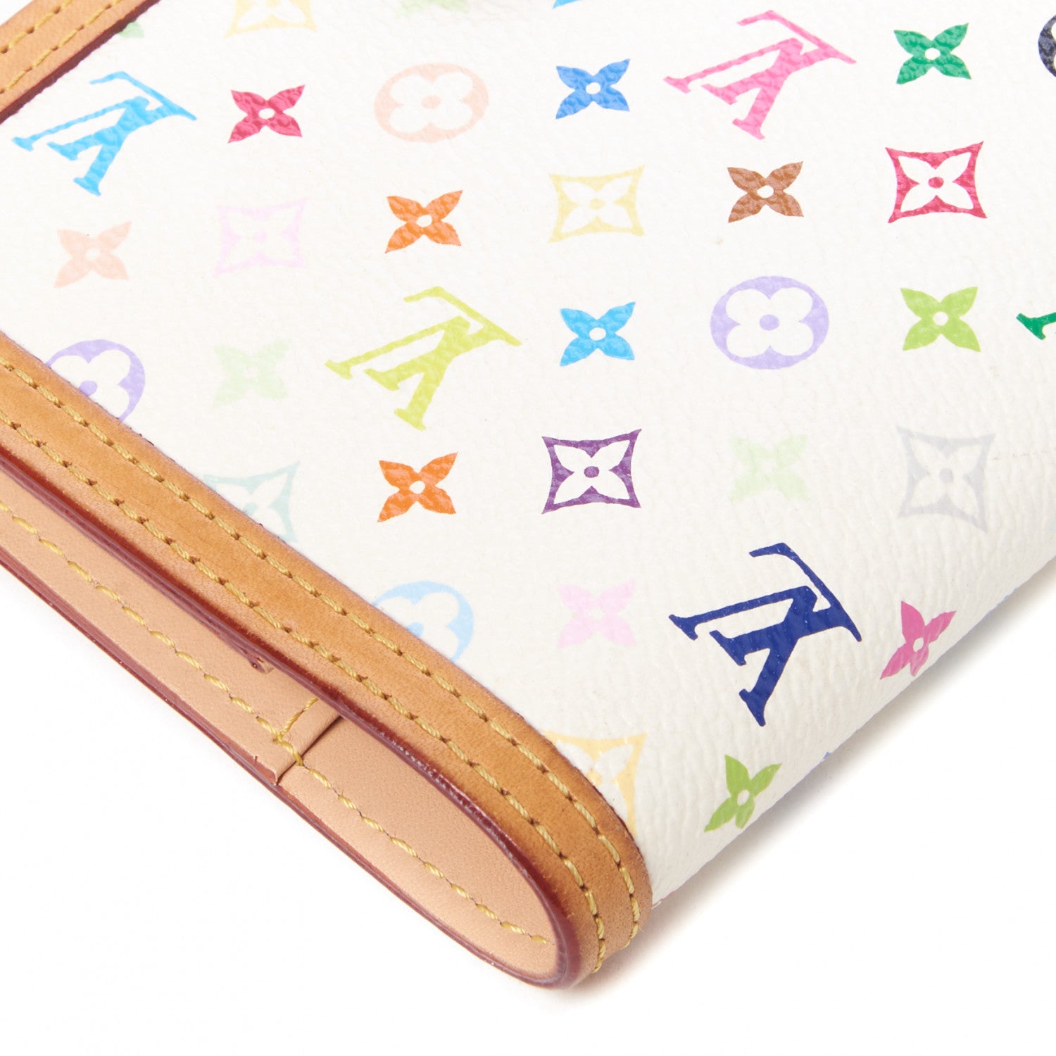 Louis Vuitton Monogram Multicolor Small Ring Agenda Cover White 5 of 8