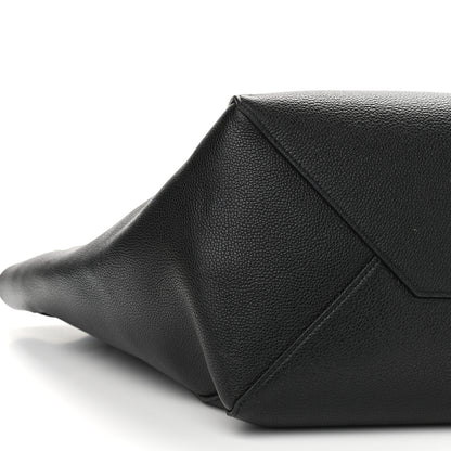Celine Soft Grained Calfskin Medium Belt Cabas Phantom Black 9 of 11