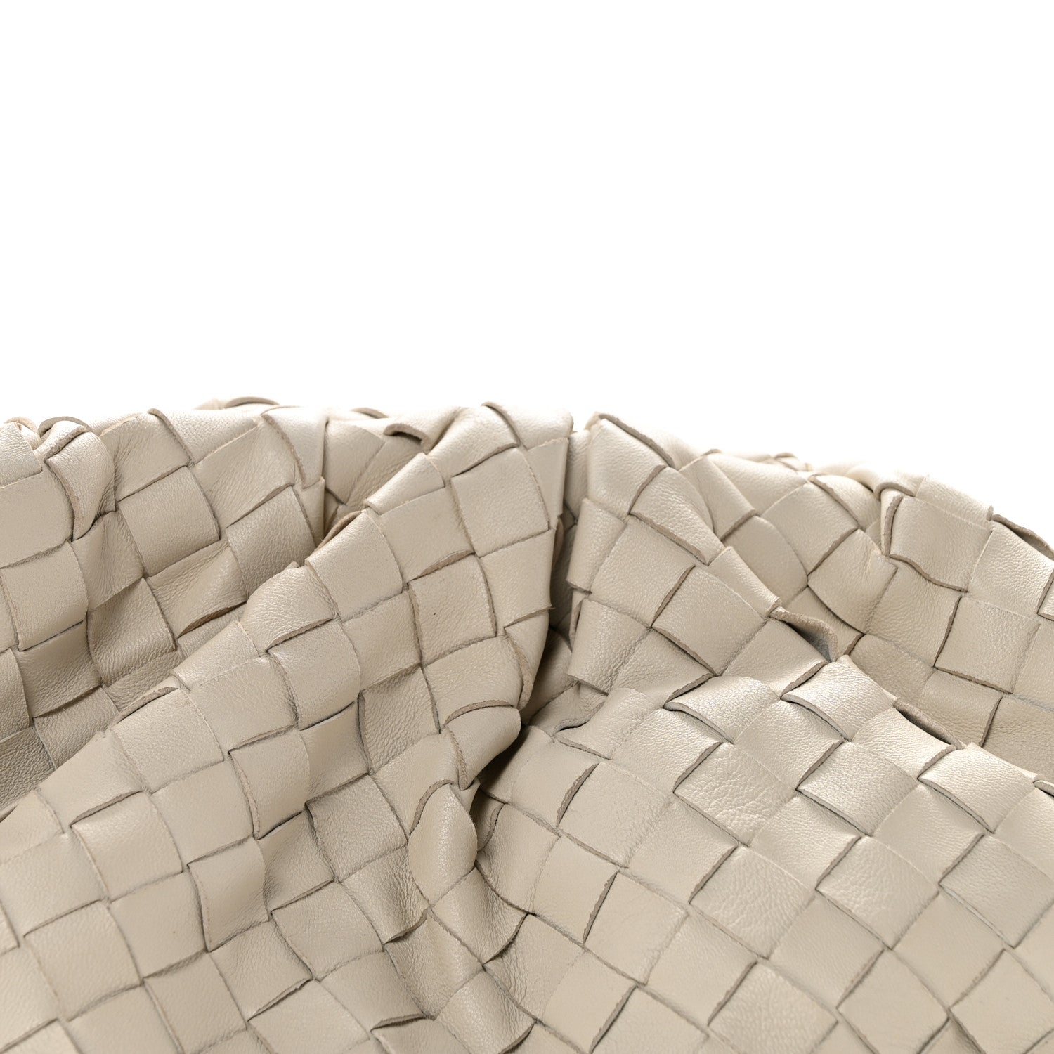 Bottega Veneta Nappa Maxi Intrecciato The Pouch Oversized Clutch Plaster 8 of 13