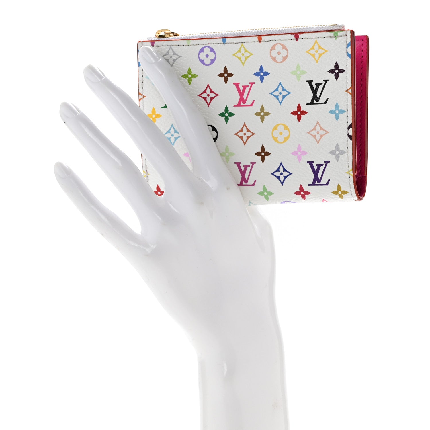 Louis Vuitton LV X TM Monogram Multicolor Lisa Wallet White 2 of 7