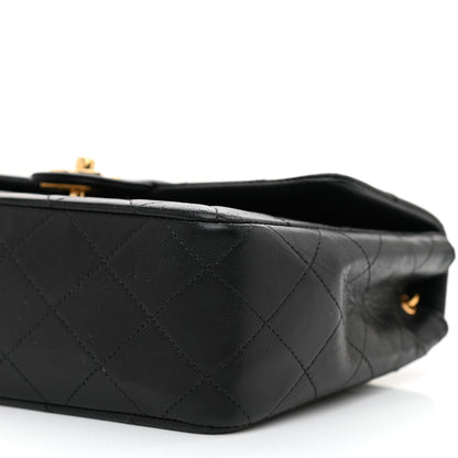 Chanel Lambskin Quilted Mini Square Flap Bag Black 9 of 10