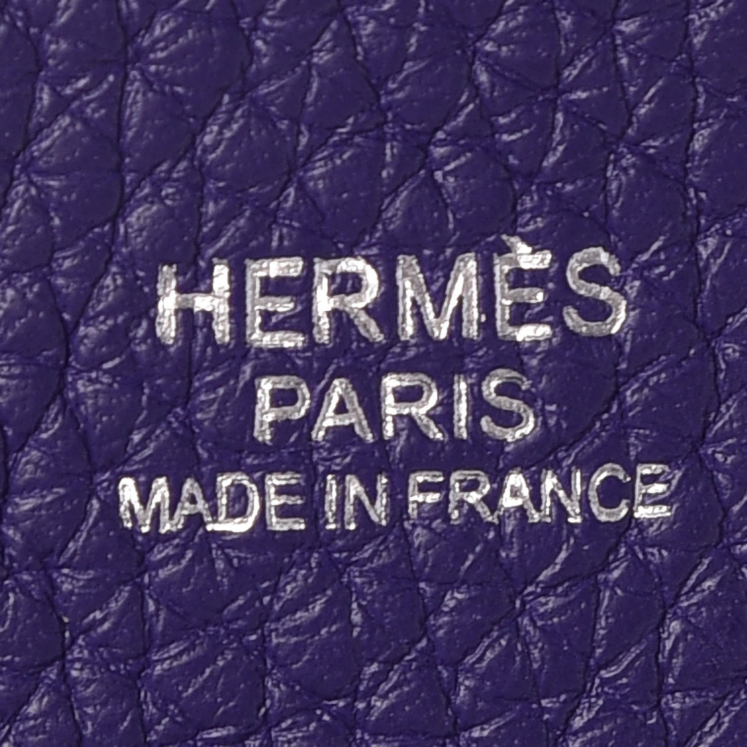 Hermes Taurillon Clemence Evelyne III PM Iris 8 of 9