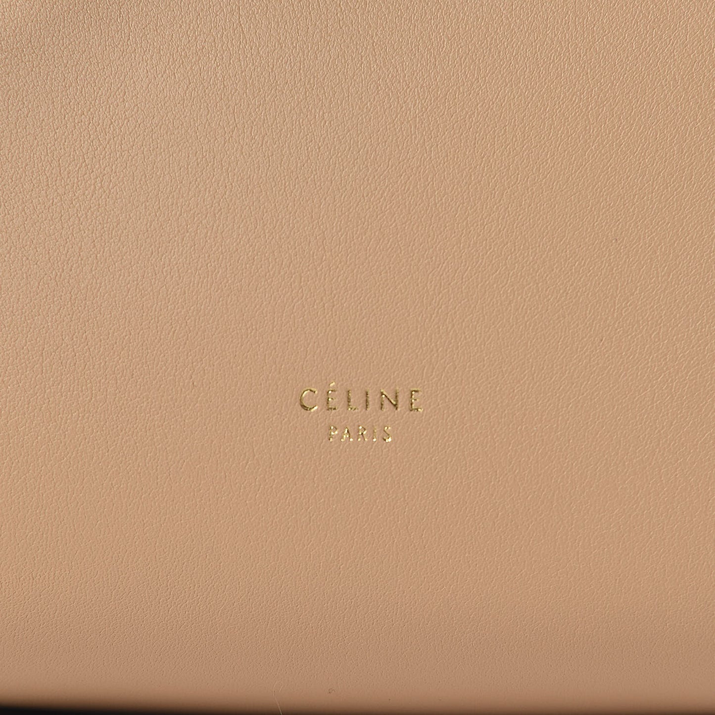 Smooth Calfskin Mini Bi-Color Belt Bag Beige