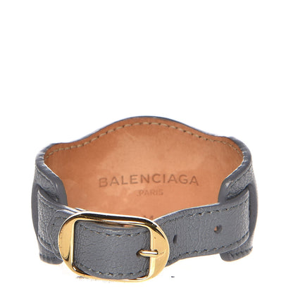 Balenciaga Chevre Gold Metallic Edge Hardware M Bracelet Gris Acier 3 of 5