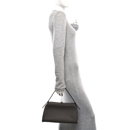 Khaite Pebbled Calfskin Cate Bag Dark Brown 2 of 11