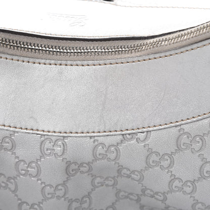 Gucci Guccissima Large D Gold Hobo Silver 11 of 13