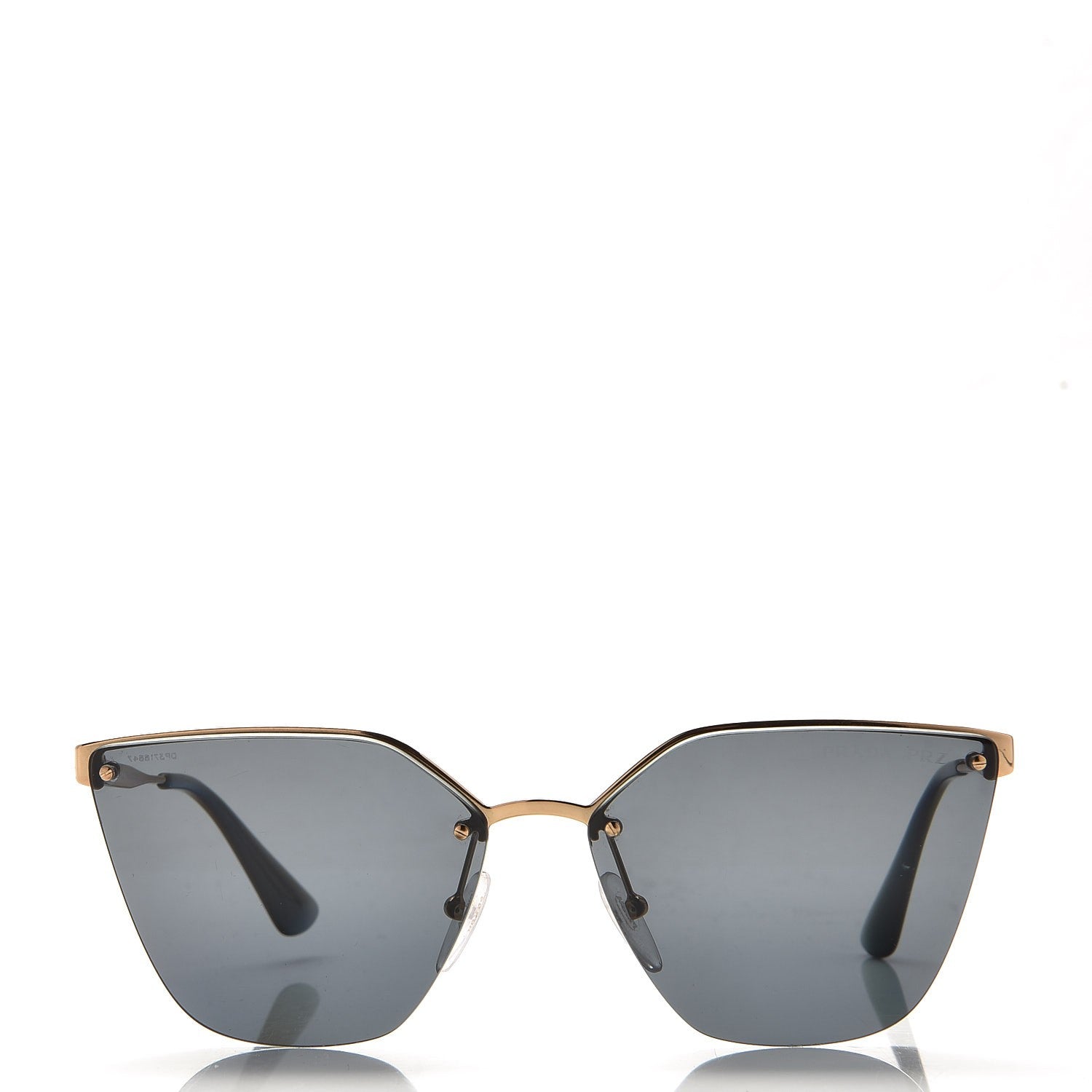 Prada Cat Eye Sunglasses SPR 68T Grey 2 of 8