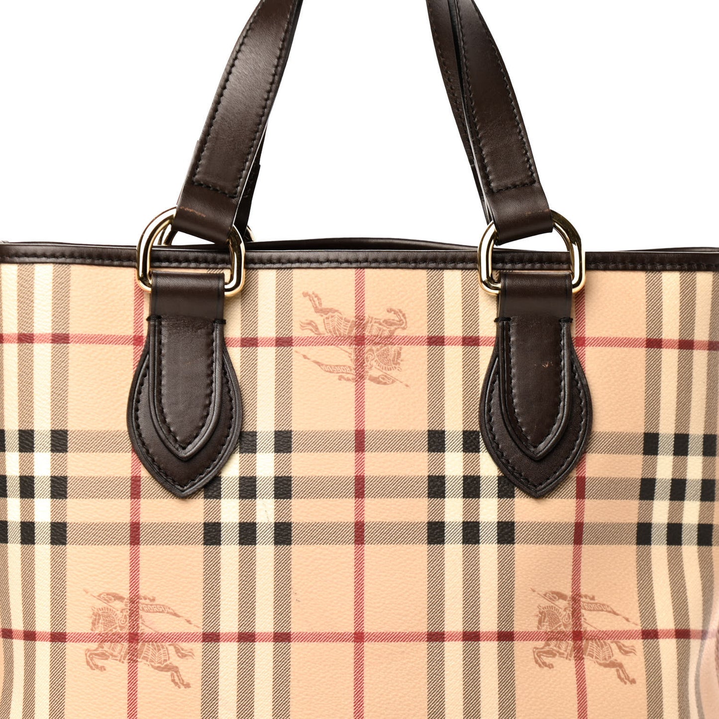Haymarket Check Small Onslow Tote Chocolate