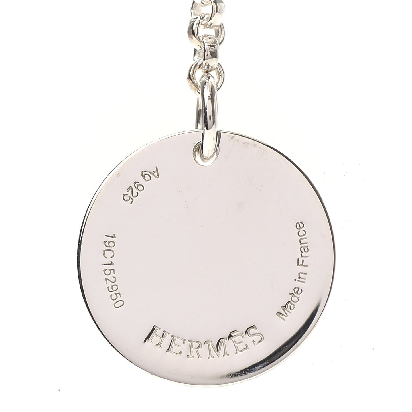 Sterling Silver 18K Rose Gold PM Ex-Libris Pendant Necklace