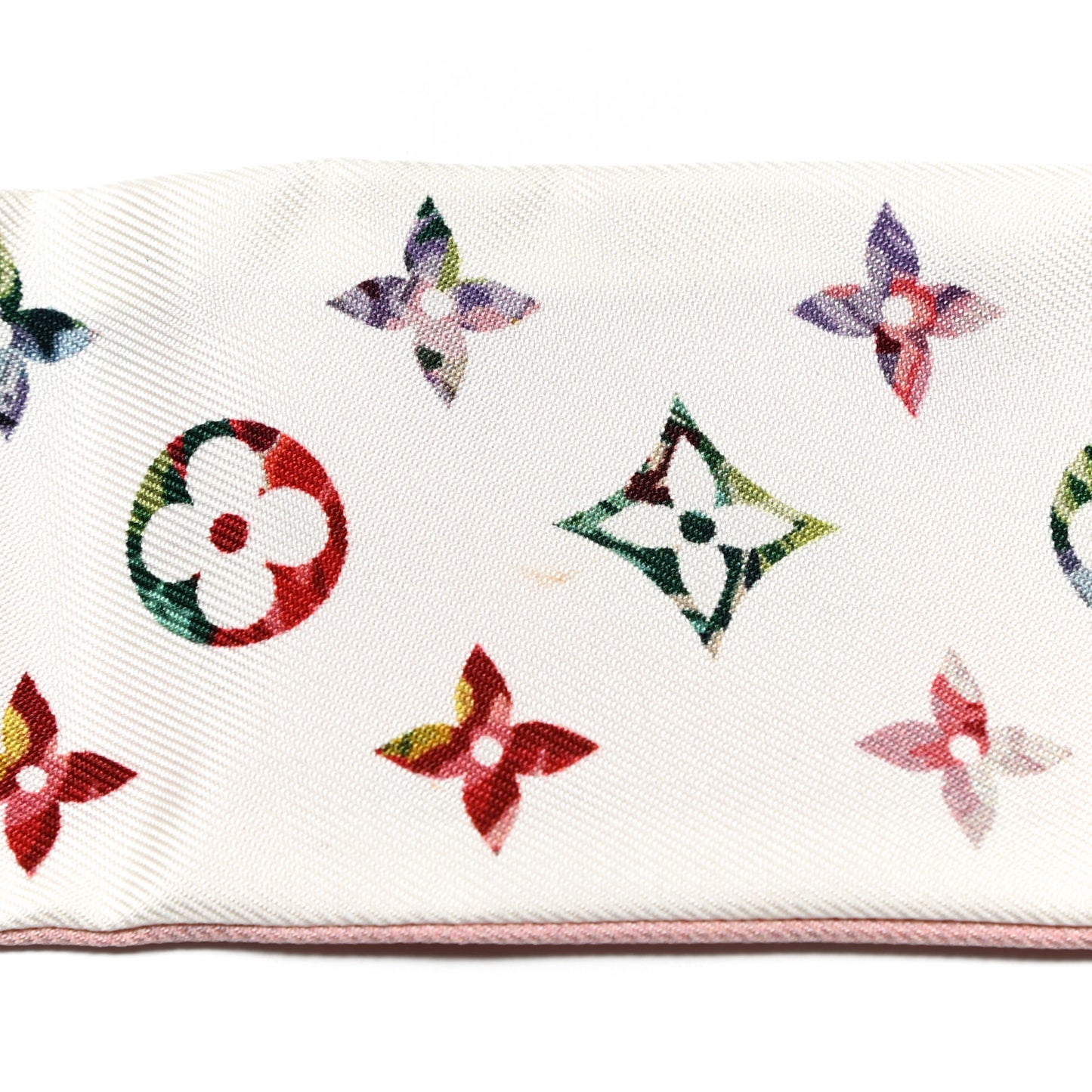 Silk Monogram LV Garden Bandeau Set Blue Pink