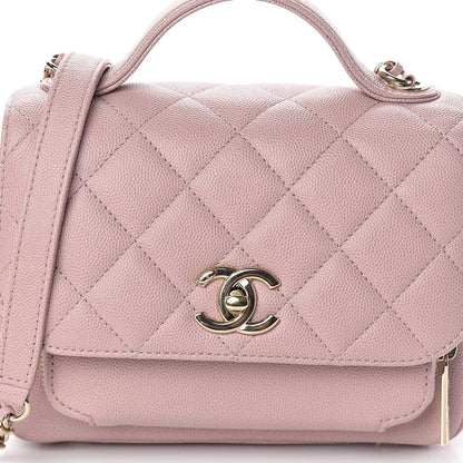 Chanel Caviar Quilted Mini Business Affinity Flap Light Pink 8 of 10