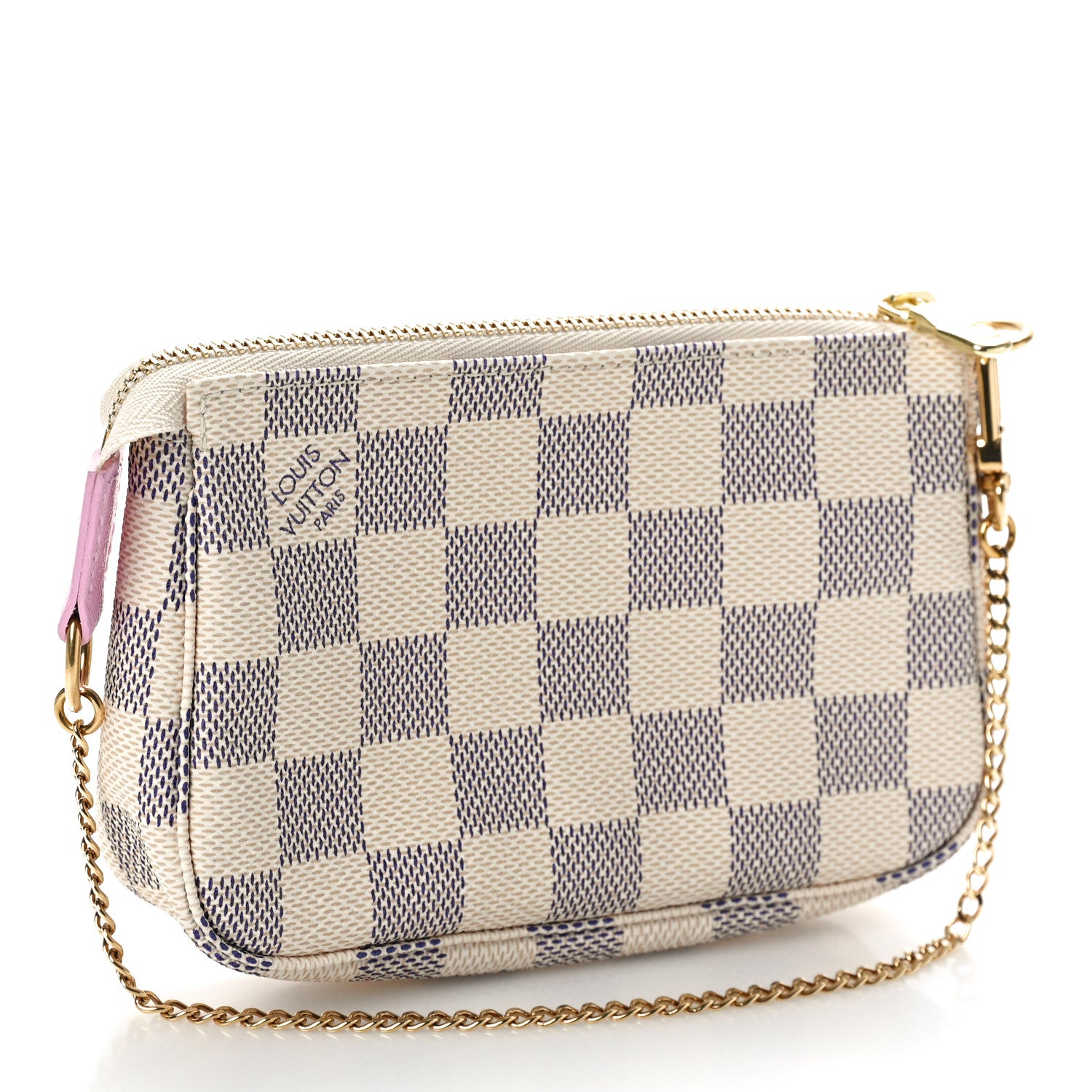 Louis Vuitton Damier Azur 2016 Christmas Animation Mini Pochette Accessories 2 of 10