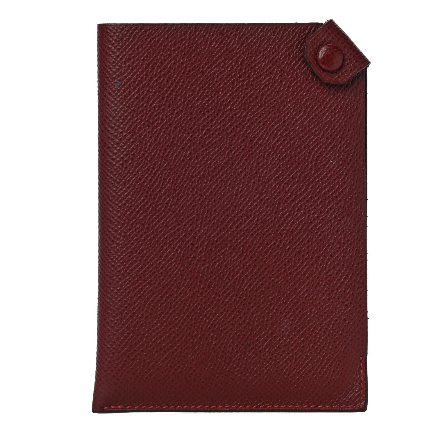 Hermes Epsom Tarmac PM Passport Holder Rouge H 1 of 11