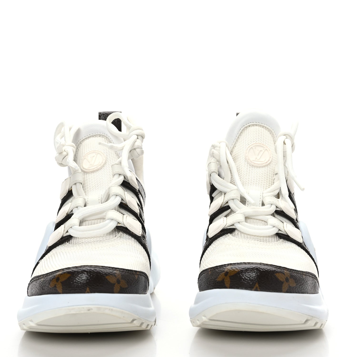 Louis Vuitton Patent Monogram LV Archlight Sneakers 37 White 2 of 8