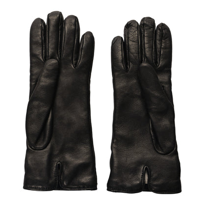 Gucci Calfskin Gloves Logo S Black 2 of 4