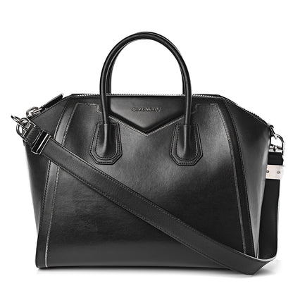 Givenchy Calfskin Chain Detail Medium Antigona Black 1 of 12