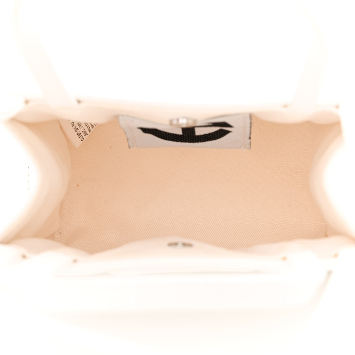 Telfar Vegan Leather Small Shopping Bag White 5 of 12