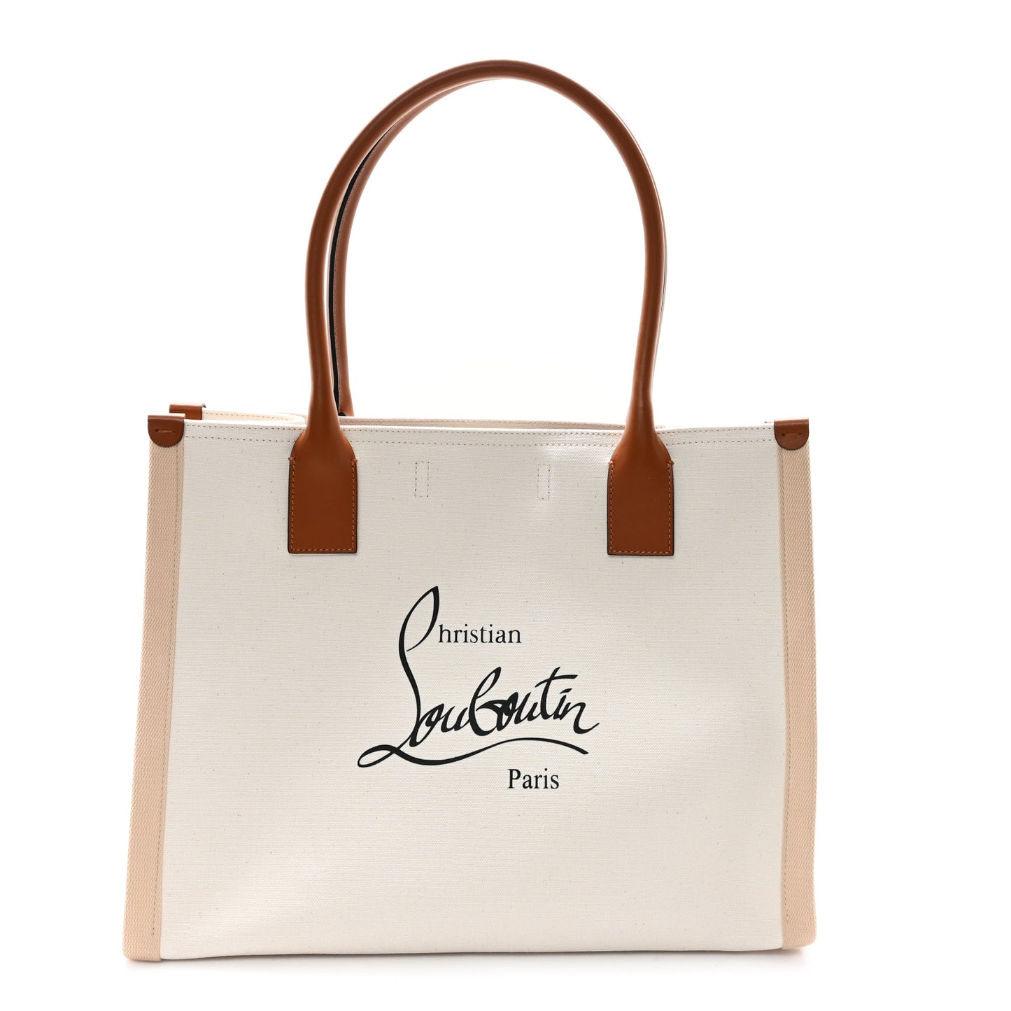 Canvas Nastroloubi Tote Natural Black
