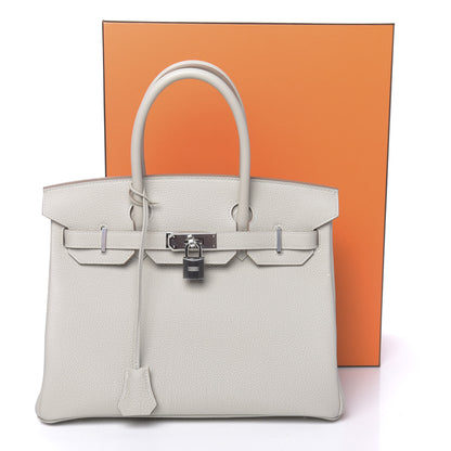 Hermes Togo Birkin 30 Gris Perle 12 of 12