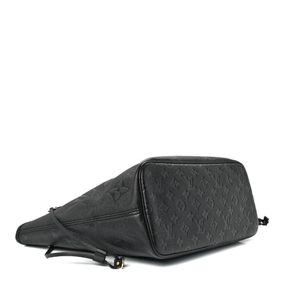 Louis Vuitton Empreinte Monogram Giant Neverfull MM Black 5 of 10