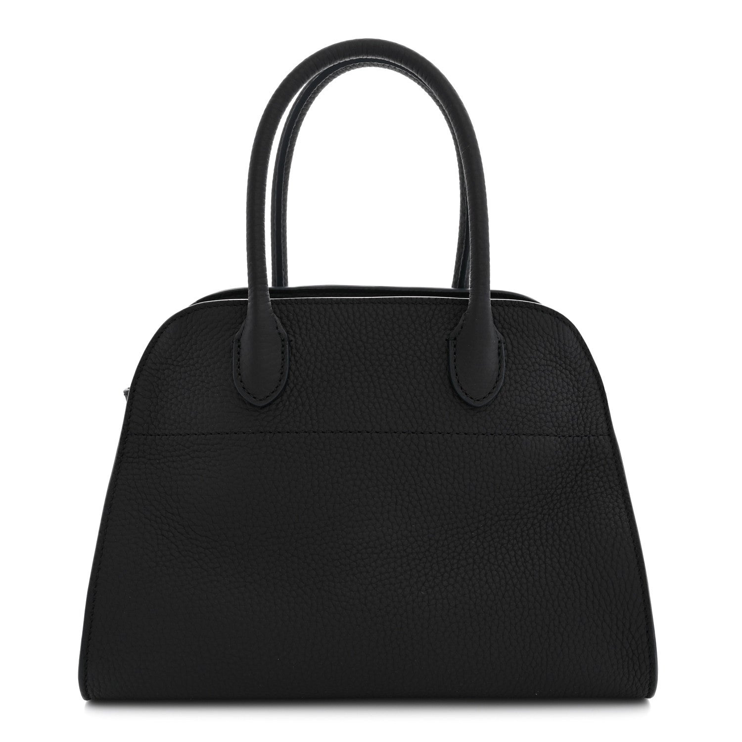 The Row Grained Calfskin Soft Margaux 10 Bag Midnight 1 of 10