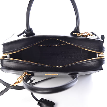 Prada Saffiano City Calf Medium Esplanade Tote Mercurio Black 5 of 11