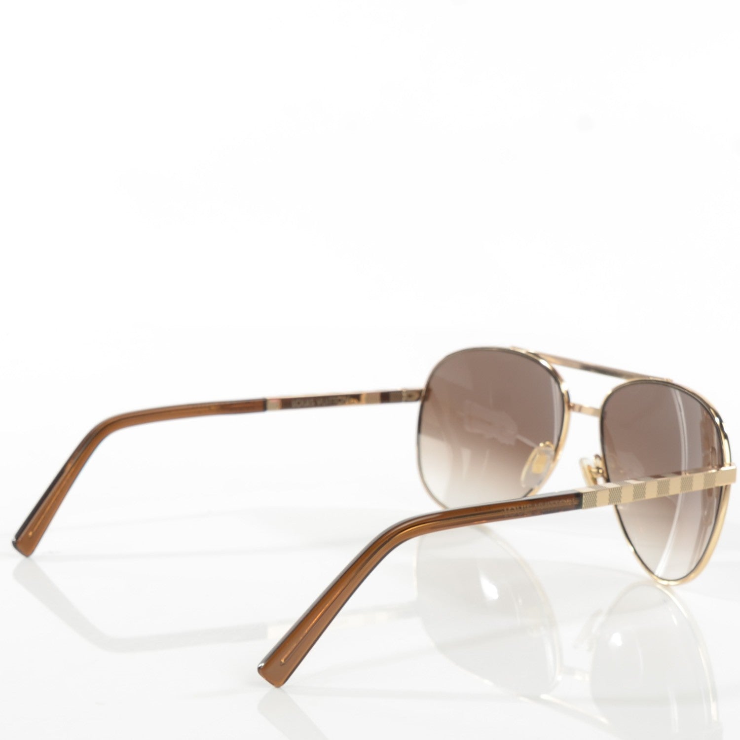 Louis Vuitton Attitude Pilote Sunglasses Z0339U Gold 2 of 5
