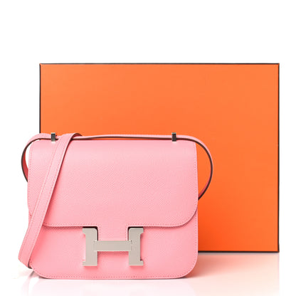 Hermes Epsom Constance 18 Rose Confetti 12 of 12
