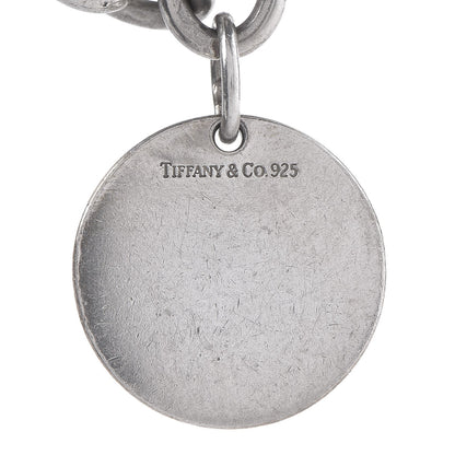 Tiffany Sterling Silver Round Tag Charm Bracelet 4 of 5