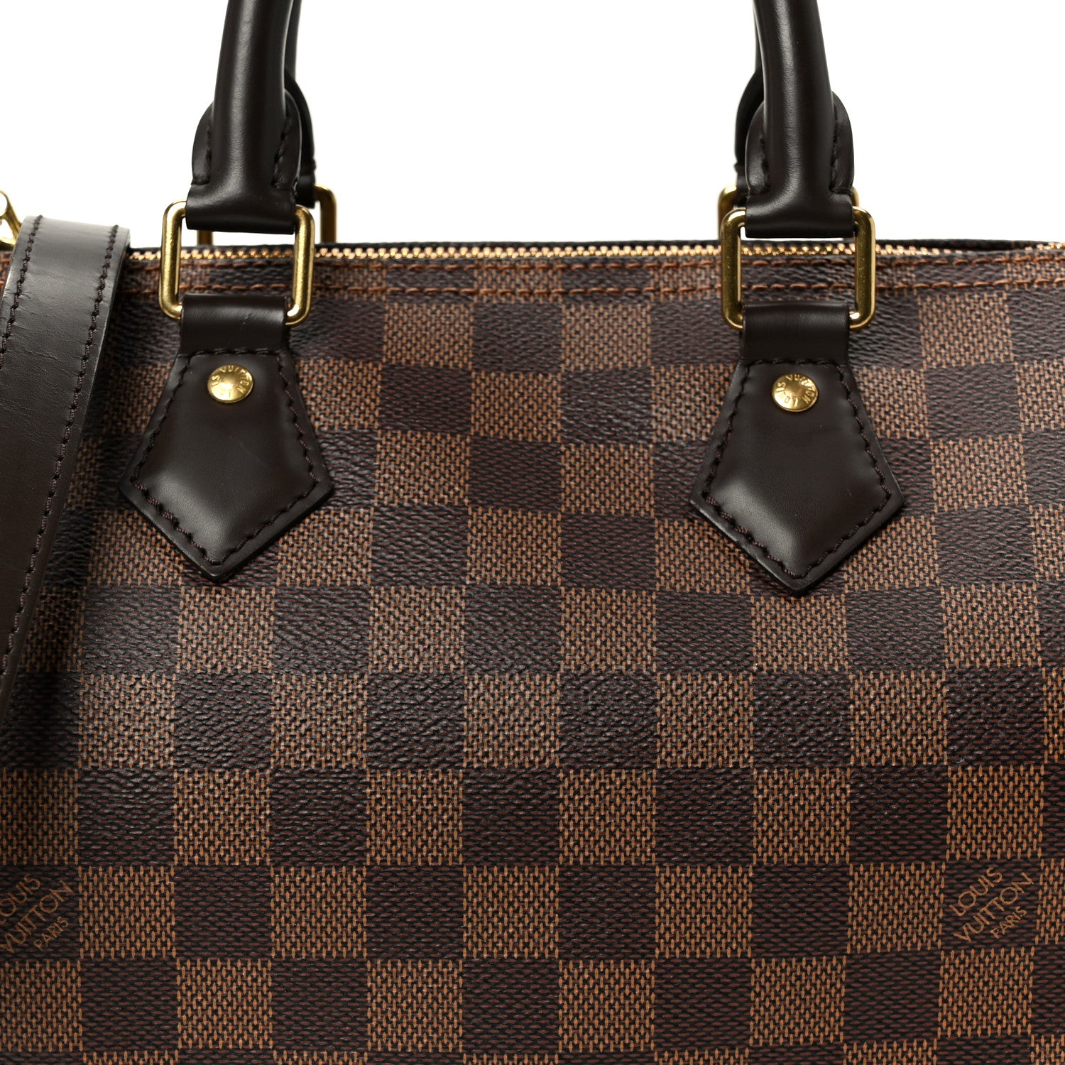 Louis Vuitton Damier Ebene Speedy Bandouliere 25 6 of 9