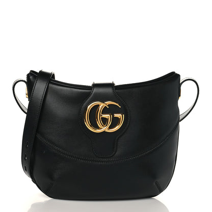 Gucci Calfskin Medium Arli Shoulder Bag Black 1 of 7