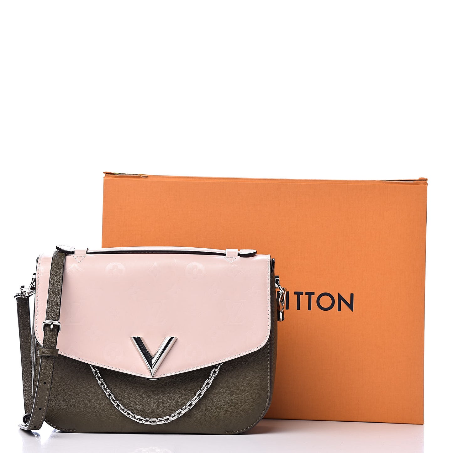 Calfskin Very Messenger Kaki