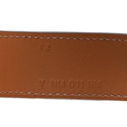 Hermes Swift Collier de Chien CDC 24 Tattoo Bracelet T2 White Soleil Bleu Saphir 6 of 6