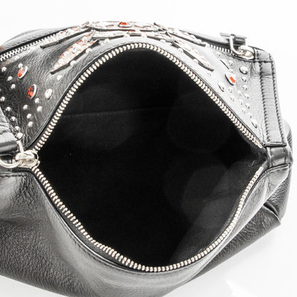 Givenchy Calfskin Embellished Pandora Wristlet Black 5 of 7