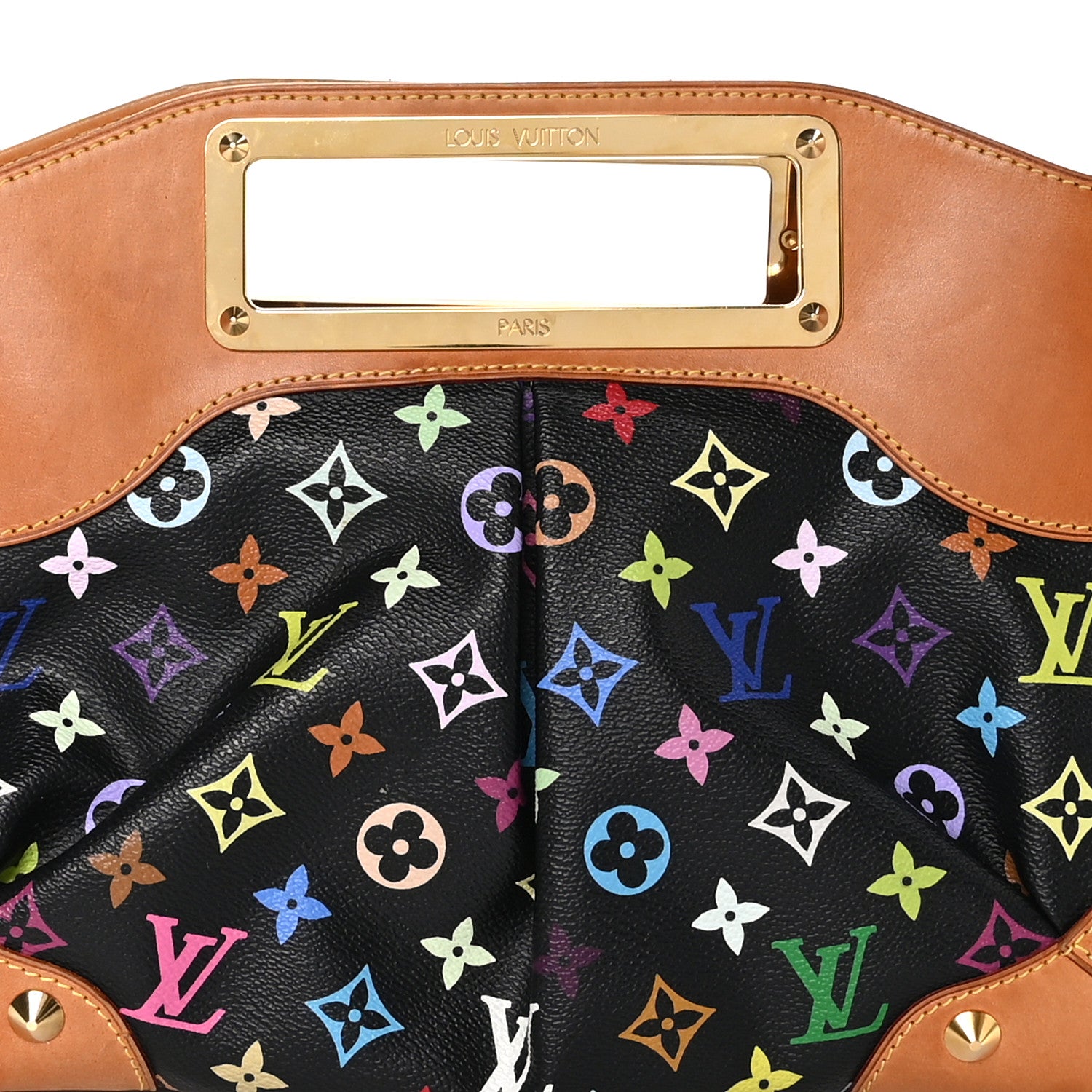Louis Vuitton Monogram Multicolor Judy GM Black 7 of 12