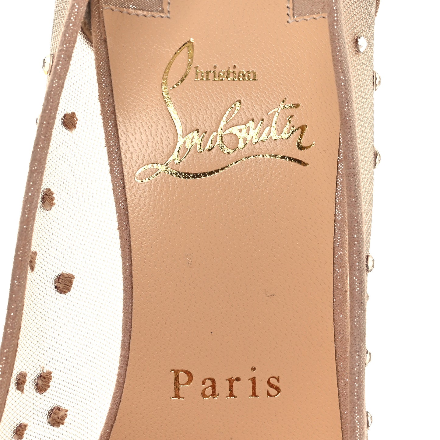 Suede Silk Crystal Strass Follies 100 Pumps 36 Light Silk