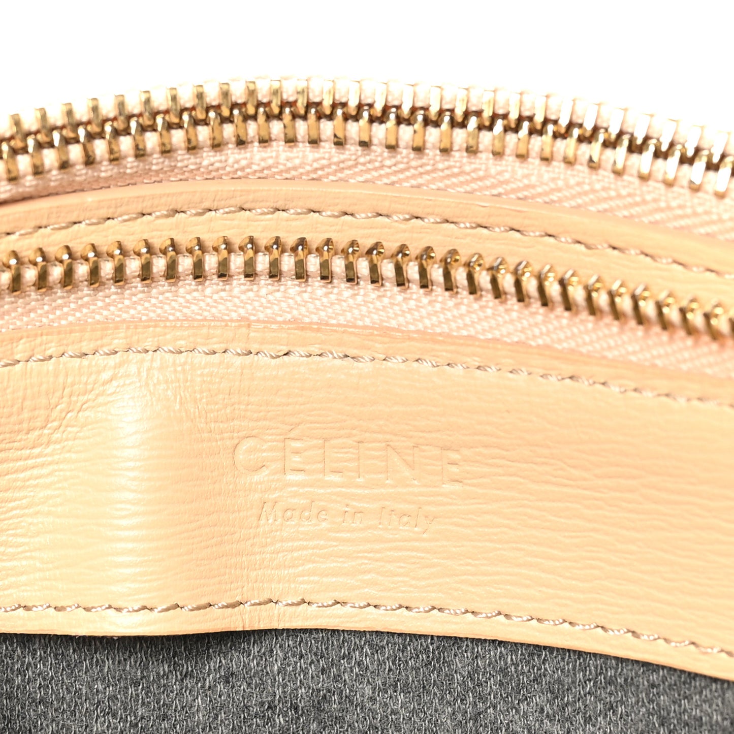 Liege Calfskin Large Trio Crossbody Bag Nude