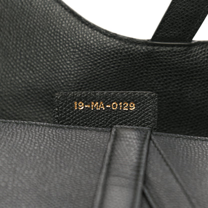 Christian Dior Grained Calfskin Saddle Bag Black 7 of 14