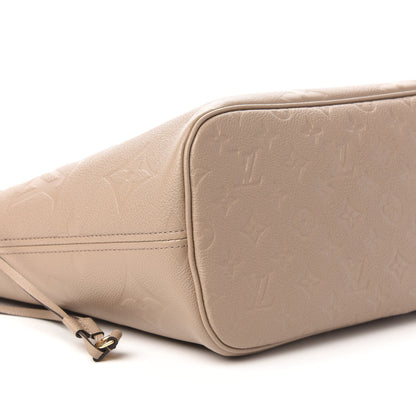 Louis Vuitton Empreinte Monogram Giant Neverfull MM Tourterelle 6 of 9