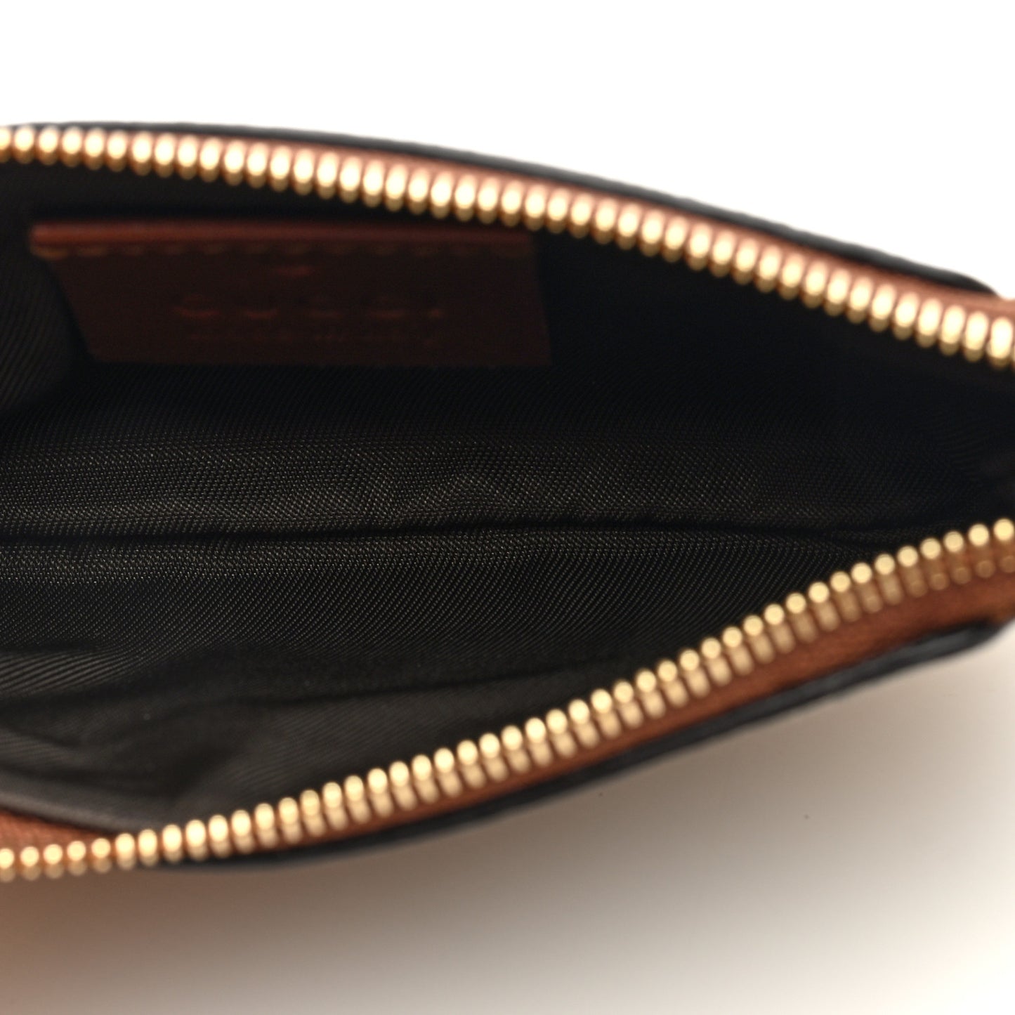 GG Supreme Monogram Key Case Beige Ebony Cuir