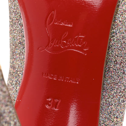 Christian Louboutin Glitter Mini Simple 85 Pumps 37  Gold 7 of 8